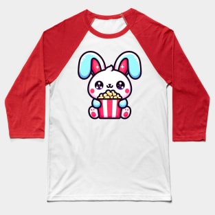 Popcorn rabbit for movie lovers Baseball T-Shirt